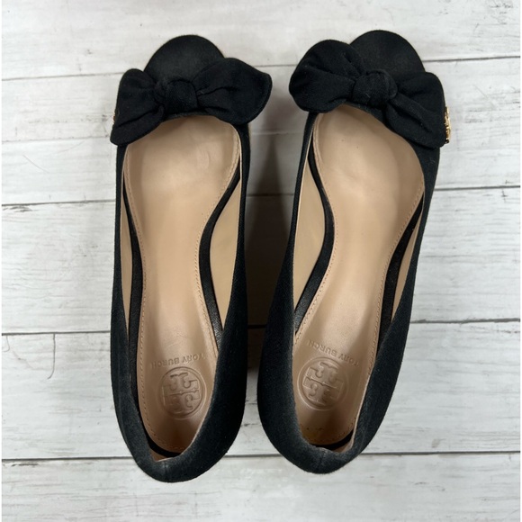 Tory Burch Dory 85MM Wedge Espadrille Canvas Shoes Size 9 - Picture 6 of 9